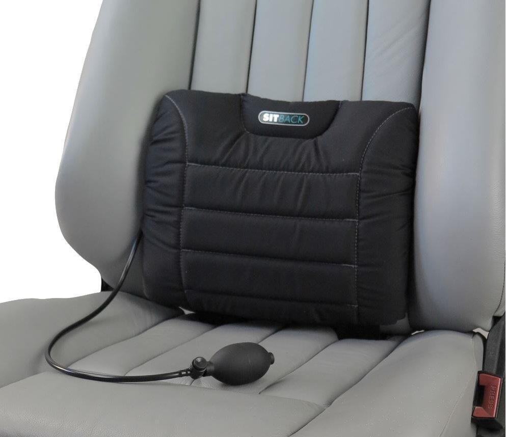 Bild des Artikels SITBACK AIR Fahrzeug Rückenkissen mit aufblasbarem Luftkissen schwarz